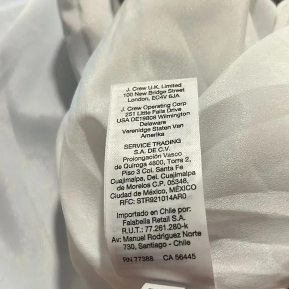 J. Crew Tie Front Cotton Poplin Midi Ratti Regatta Print Dress size 0 - Picture 9 of 13